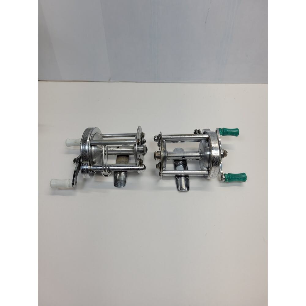 2 Vintage Pflueger Reels Akron No 1893, Pflueger B Summit 1993L